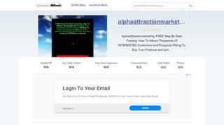 
                            3. Alphaattractionmarketing.com website.