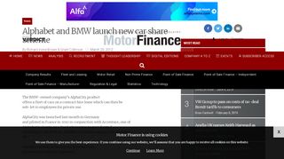 
                            4. Alphabet and BMW launch new car share scheme - Motor Finance