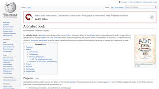 
                            7. Alphabet book - Wikipedia