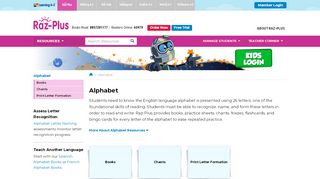 
                            6. Alphabet Resources - Raz-Plus