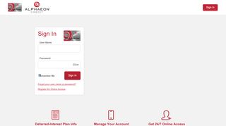 
                            7. ALPHAEON CREDIT Card - Manage your account