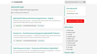 
                            7. Alphastaff Login - LoginsWeb