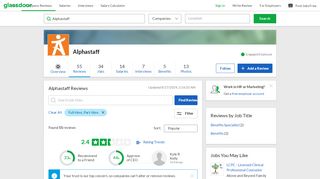 
                            6. Alphastaff Reviews | Glassdoor