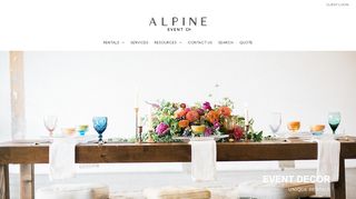 
                            6. Alpine Event Co.