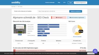 
                            8. alpmann-schmidt.de | SEO Bewertung | Seobility.net