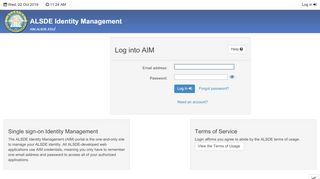 
                            8. ALSDE Identity Management (AIM) - connect.alsde.edu