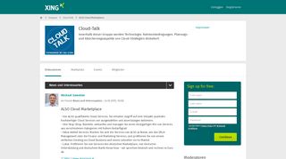 
                            9. ALSO Cloud Marketplace - Cloud-Talk | XING