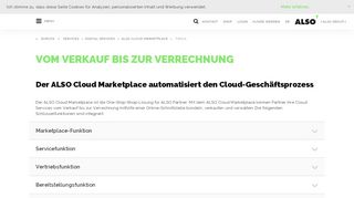 
                            7. ALSO Cloud Marketplace - Funktionen - ALSO Schweiz AG