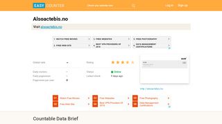 
                            5. Alsoactebis.no: Logg inn ALSO Login - Easy Counter