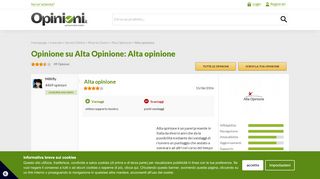 
                            5. Alta opinione - Opinioni Alta Opinione | Opinioni.it