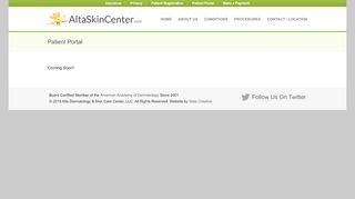 
                            7. Alta Skin Center » Patient Portal