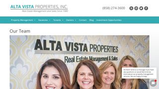 
                            3. Alta Vista Property Management of San Diego is about People.