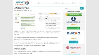 
                            9. Alt.Binz Review - UsenetReviewz.com