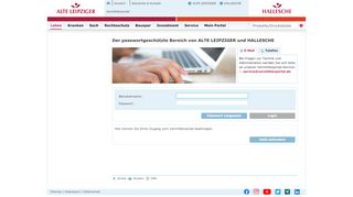 
                            4. ALTE LEIPZIGER Mailportal für Firmen - Vermittlerportal