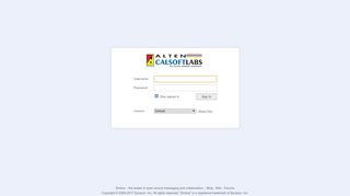 
                            8. Alten Calsoft Labs Web Client Sign In