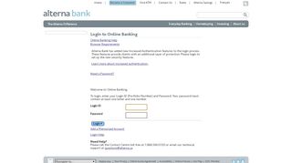 
                            5. Alterna Bank - Online Banking