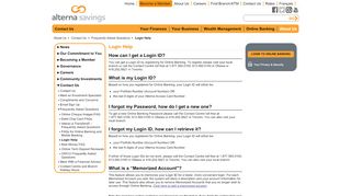 
                            8. Alterna Savings and Credit Union Ltd. - Login Help