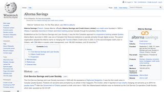 
                            8. Alterna Savings - Wikipedia