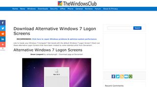 
                            7. Alternative Logon UI screens for Windows 7