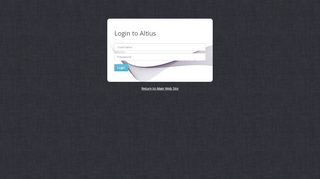 
                            3. Altius System Login