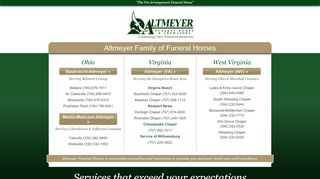 
                            1. Altmeyer Funeral Homes