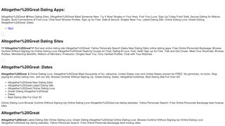 
                            7. Altogether Great |Dating Chat Rooms Altogether Great Meet ...