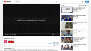 
                            3. Altogether Great - YouTube