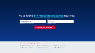 
                            5. Altogethergreat Jobs (Hiring) - ItsMyCareer