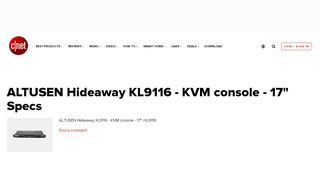 
                            8. ALTUSEN Hideaway KL9116 - KVM console - 17