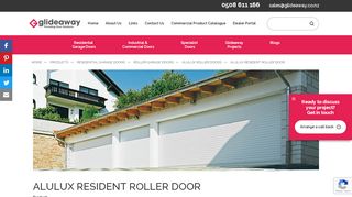 
                            8. ALULUX RESIDENT ROLLER DOOR | Glideaway Door Systems