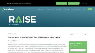 
                            4. Alumni Association Websites Are Still Relevant. Here's Why. – EverTrue