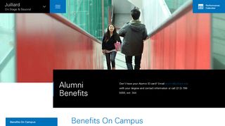 
                            1. Alumni Benefits at The Juilliard School