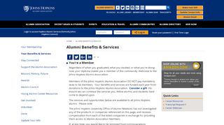 
                            6. Alumni Benefits & Services | Johns Hopkins Alumni