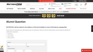 
                            3. Alumni Form - Mattress Firm