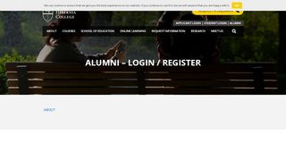 
                            4. Alumni - Login / Register - Hibernia College