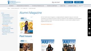 
                            7. Alumni Magazine | AIU