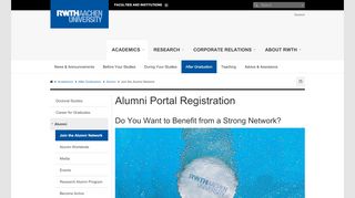 
                            1. Alumni Portal Registration - RWTH AACHEN UNIVERSITY - English