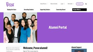 
                            1. Alumni Portal | The Posse Foundation