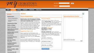 
                            9. Alumni - Registration | Portal - Georgetown College