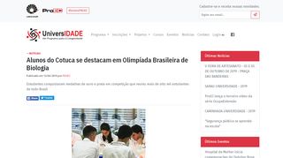 
                            7. Alunos do Cotuca se destacam em Olimpíada Brasileira de ...