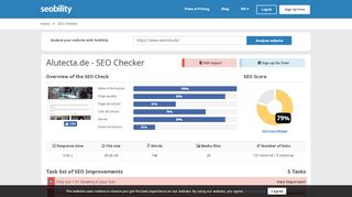 
                            8. alutecta.de | Website SEO Review | Seobility.net