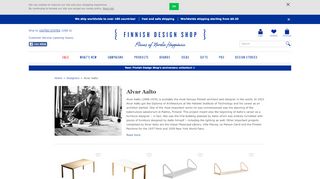 
                            6. Alvar Aalto - Finnish Design Shop