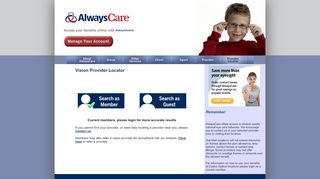 
                            1. AlwaysCare Vision Provider Locator