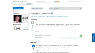 
                            4. AlwaysON Dashboard - social.msdn.microsoft.com