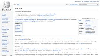 
                            7. AM Best - Wikipedia