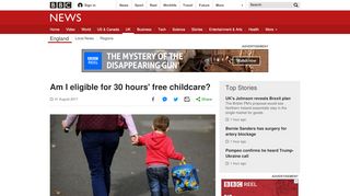 
                            9. Am I eligible for 30 hours' free childcare? - BBC News