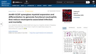 
                            5. Am80‐GCSF synergizes myeloid expansion and differentiation to ...