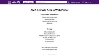 
                            10. AMA Remote Access Web Portal | American Medical Association