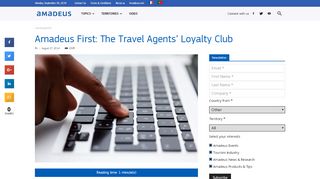 
                            9. Amadeus First: The Travel Agents’ Loyalty Club - Amadeus Blog