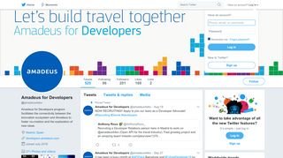 
                            9. Amadeus for Developers (@amadeus4dev) | Twitter